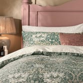 William Morris At Home Honeysuckle &amp; Tulip Cotton Percale Quilt Cover Set