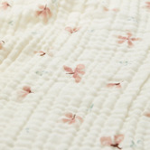 Cam Cam Copenhagen Cam Cam Copenhagen Windflower Cr&egrave;me Organic Cotton Cot Blanket