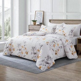Bellemosa White 1000TC Brushed Microfibre Quilt Cover Set
