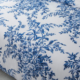 Bellemosa Blue &amp; White 1000TC Brushed Microfibre Quilt Cover Set