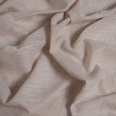 Pure Loom Drapery Custom Burano Linen-Blend Sheer S-Fold Single Panel Curtain &amp; Track Set