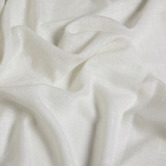 Pure Loom Drapery Custom Burano Linen-Blend Sheer S-Fold Single Panel Curtain &amp; Track Set