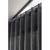 Pure Loom Drapery Custom Antigua Sheer S-Fold Single Panel Curtain &amp; Track Set