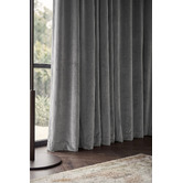 Pure Loom Drapery Custom Caspian Blockout S-Fold Single Panel Curtain &amp; Track Set