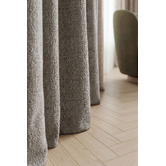 Pure Loom Drapery Custom Cumulus Blockout S-Fold Single Panel Curtain &amp; Track Set
