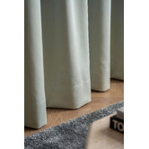 Pure Loom Drapery Custom Twilight Blockout S-Fold Single Panel Curtain &amp; Track Set