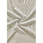 Pure Loom Drapery Custom Linesta Linen Light Filtering S-Fold Single Panel Curtain &amp; Track Set