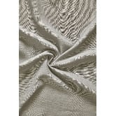 Pure Loom Drapery Custom Linesta Linen Light Filtering S-Fold Single Panel Curtain &amp; Track Set