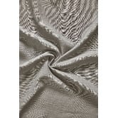 Pure Loom Drapery Custom Linesta Linen Light Filtering S-Fold Single Panel Curtain &amp; Track Set