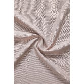 Pure Loom Drapery Custom Linesta Linen Light Filtering S-Fold Single Panel Curtain &amp; Track Set
