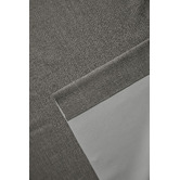 Pure Loom Drapery Custom Belmore Blockout S-Fold Single Panel Curtain &amp; Track Set