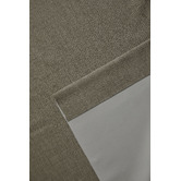 Pure Loom Drapery Custom Belmore Blockout S-Fold Single Panel Curtain &amp; Track Set