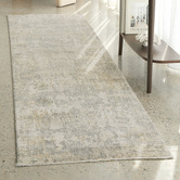 Emma Blomfield Slate Haze Abstract Runner