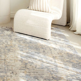 Emma Blomfield Slate Haze Abstract Rug