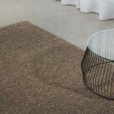 Conscious Loom Brown Embrace Hand-Tufted Wool Rug