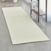 Conscious Loom Cream Embrace Hand-Tufted Wool Runner