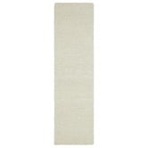 Conscious Loom Cream Embrace Hand-Tufted Wool Runner