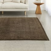 Conscious Loom Bear Brown Kinship Hand-Loomed Wool Rug