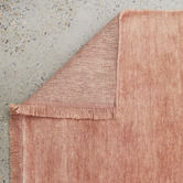 Conscious Loom Blush Pink Kinship Hand-Loomed Wool Rug