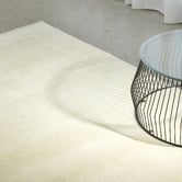 Conscious Loom Cream Kinship Hand-Loomed Wool Rug