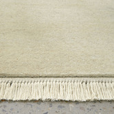 Conscious Loom Cream Kinship Hand-Loomed Wool Rug