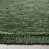 Conscious Loom Forest Green Kinship Hand-Loomed Wool Rug