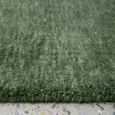 Conscious Loom Forest Green Kinship Hand-Loomed Wool Rug