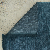 Conscious Loom Navy Kinship Hand-Loomed Wool Rug