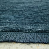 Conscious Loom Navy Kinship Hand-Loomed Wool Runner
