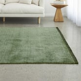 Conscious Loom Sage Green Kinship Hand-Loomed Wool Rug