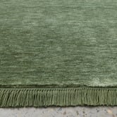 Conscious Loom Sage Green Kinship Hand-Loomed Wool Rug
