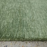 Conscious Loom Sage Green Kinship Hand-Loomed Wool Rug