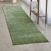 Conscious Loom Sage Green Kinship Hand-Loomed Wool Runner