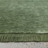 Conscious Loom Sage Green Kinship Hand-Loomed Wool Runner