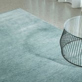 Conscious Loom Sky Blue Kinship Hand-Loomed Wool Rug