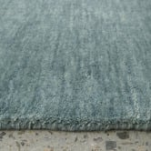Conscious Loom Sky Blue Kinship Hand-Loomed Wool Rug