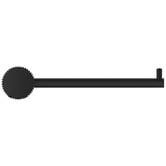 Bella Vista Bathware Mica Fluted Stainless Steel Toilet Roll Holder