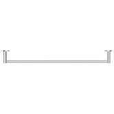 Bella Vista Bathware Mica Single Towel Rail