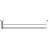 Bella Vista Bathware Mica Double Towel Rail