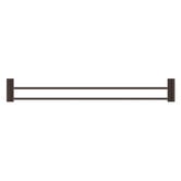 Bella Vista Bathware Mica Fluted 800mm Double Towel Rail