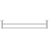 Bella Vista Bathware Mica Double Towel Rail