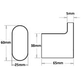 Bella Vista Bathware Supra Stainless Steel Robe Hook