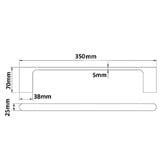 Bella Vista Bathware Supra Single Towel Rail