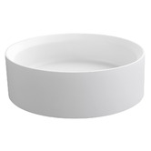 Bella Vista Bathware Thyra 380mm Round Solid Surface Inset Basin