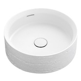 Bella Vista Bathware Thyra 380mm Round Solid Surface Inset Basin
