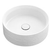 Bella Vista Bathware Thyra 380mm Round Solid Surface Inset Basin