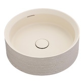 Bella Vista Bathware Thyra 380mm Round Solid Surface Inset Basin