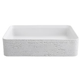 Bella Vista Bathware Astera 500mm Rectangular Solid Surface Inset Basin