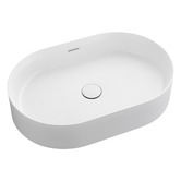 Bella Vista Bathware Idra 580mm Pill Solid Surface Inset Basin