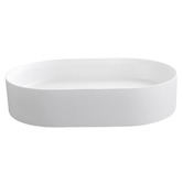 Bella Vista Bathware Idra 580mm Pill Solid Surface Inset Basin